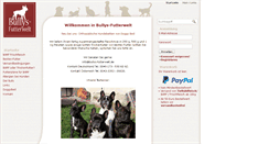 Desktop Screenshot of bullys-futterwelt.de